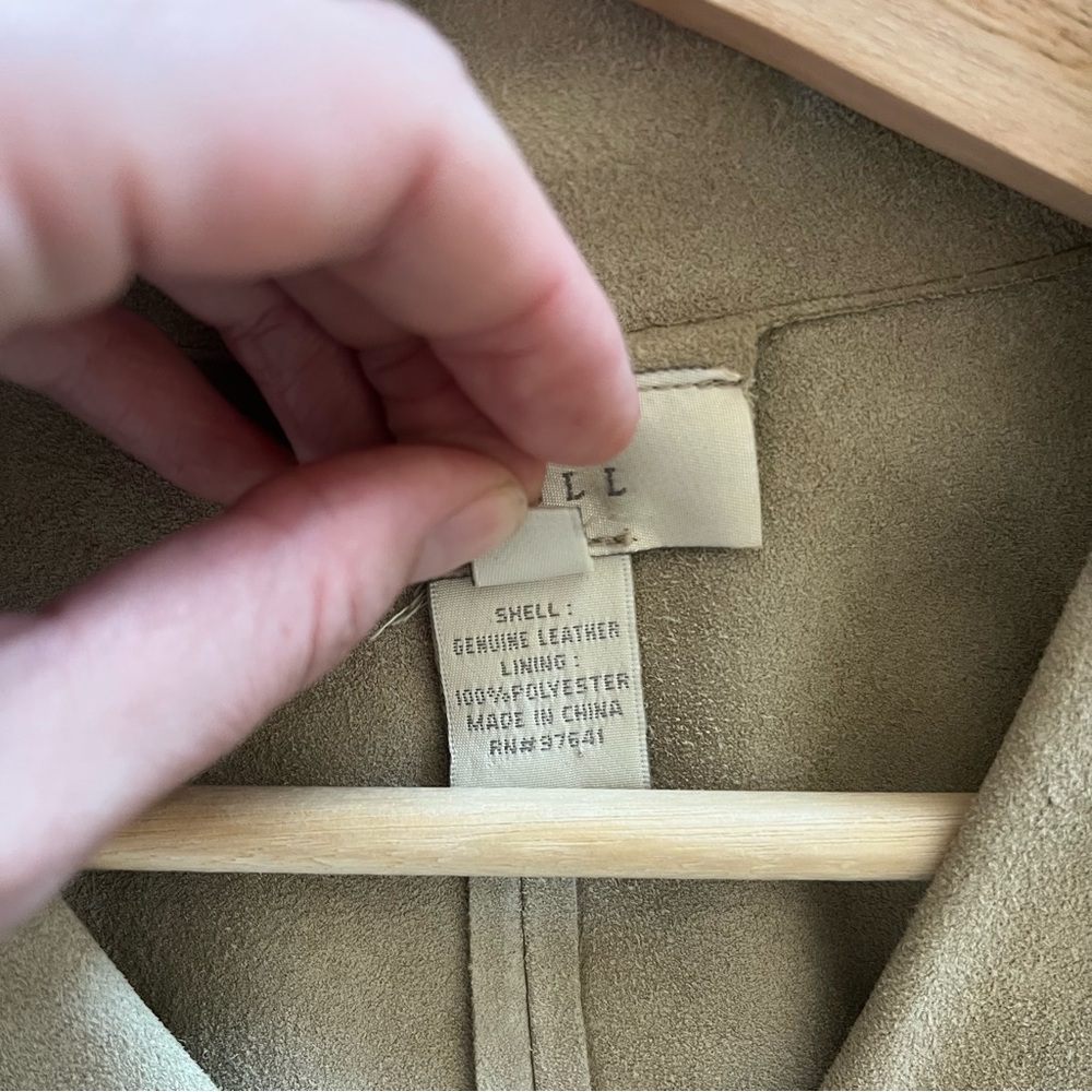 Tan Suede Shacket - Picture 5 of 6